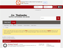 Tablet Screenshot of losboulevardosmessageboard.com